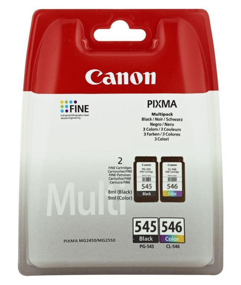 CANON Cartuccia originale Canon CL-545 + 546 multipack
